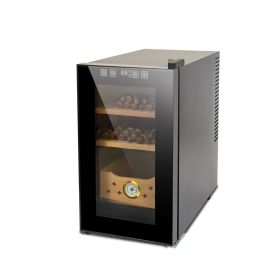 25L Cigar Humidors with Cooling and Heating Function , 150Counts Capacity Cigar Humidor Humidifiers with Constant Temperature Controller