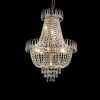 (Same as W1340P143189)Gold Crystal Chandeliers,Large Contemporary Luxury Ceiling Lighting for Living Room Dining Room Bedroom Hallway (Without Bulb)