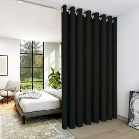 1 Panel Curtains Extra Large Room Divider Curtains for Office 15ft Wide X 9ft Tall Modern Home Decoration Thermal Curtain Blind