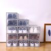 Set of 12 Stackable Clear Plastic Transparent Shoe Storage Box in Home