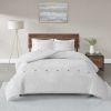 3 Piece Cotton Waffle Weave Duvet Cover Set