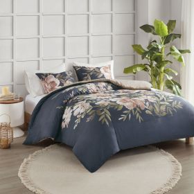 3 Piece Cotton Duvet Cover Set (Color: as Pic)