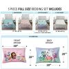 Kids Bed in a Bag;  Comforter and Sheets;  Pink and Blue;  DreamWorks;  Twin | Fu'll