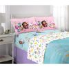 Kids Bed in a Bag;  Comforter and Sheets;  Pink and Blue;  DreamWorks;  Twin | Fu'll