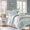 9 Piece Cotton Percale Duvet Cover Set