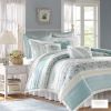 9 Piece Cotton Percale Duvet Cover Set